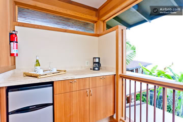 Kokua Nest private Lanai 